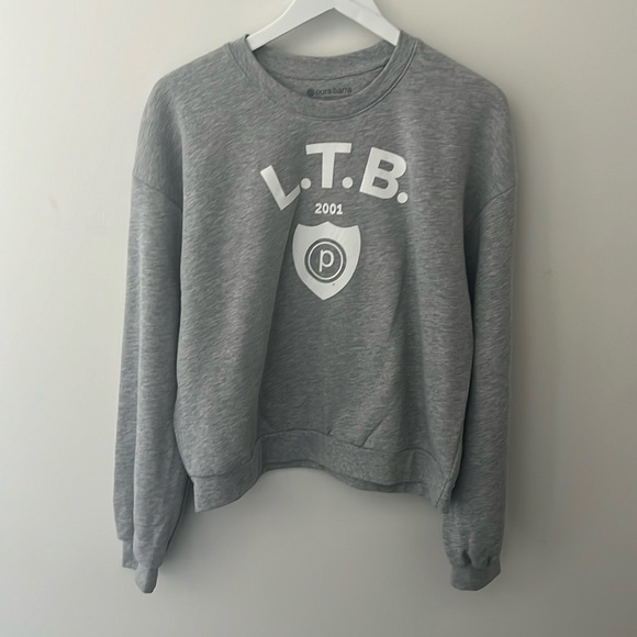 Pure Barre Tops - NWT pure barre LTB sweatshirt medium